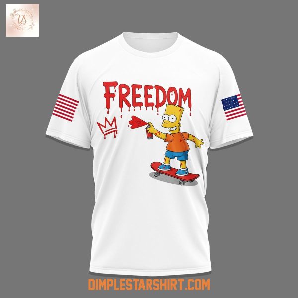 The Simpsons No Kings We Are All Free Shirt