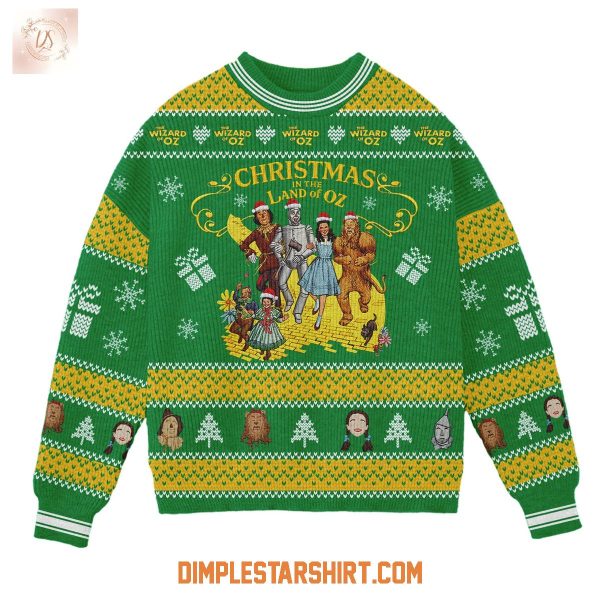 The Wizard Of Oz Christmas In The Land Of Oz Ugly Sweater