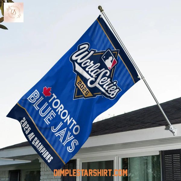 Toronto Blue Jays 2025 AL Champions World Series House Garden Flag
