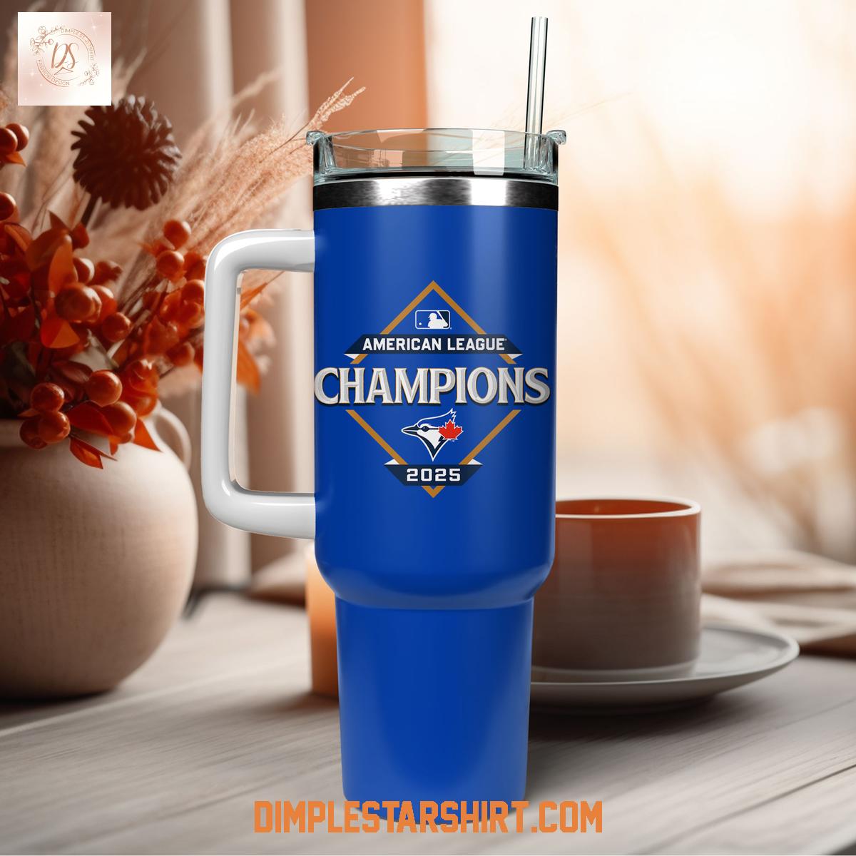 Toronto Blue Jays 2025 American League Champions Tumber 40oz Toronto Blue Jays 2025 American League Champions Tumber 40oz