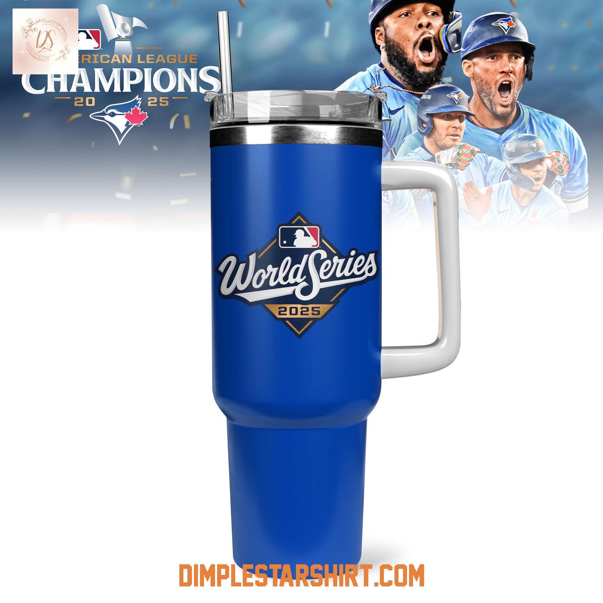 Toronto Blue Jays 2025 American League Champions Tumber 40oz Toronto Blue Jays 2025 American League Champions Tumber 40oz