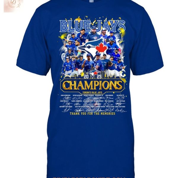 Toronto Blue Jays 2025 Champions T Shirt