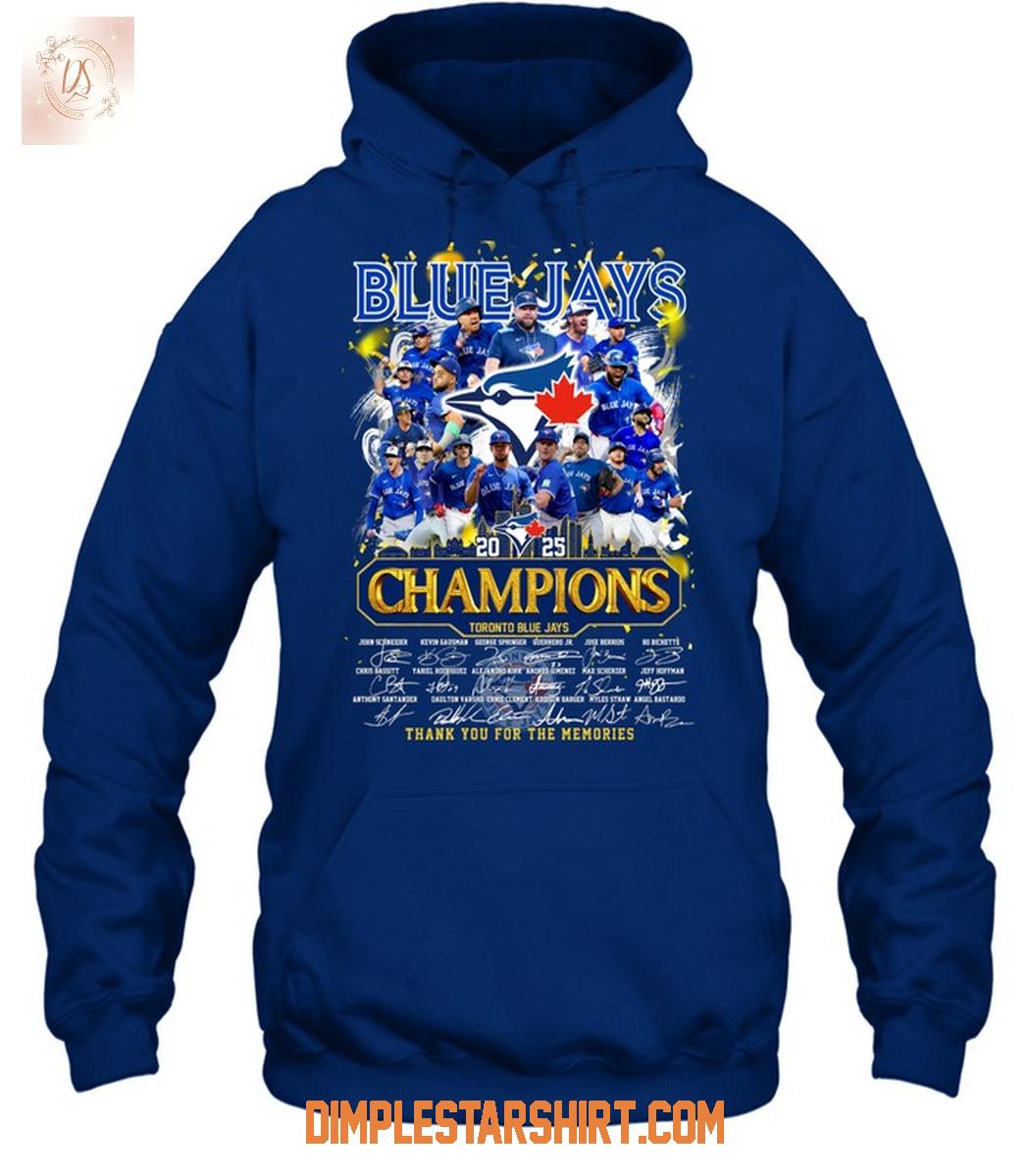 Toronto Blue Jays 2025 Champions T Shirt Toronto Blue Jays 2025 Champions T Shirt