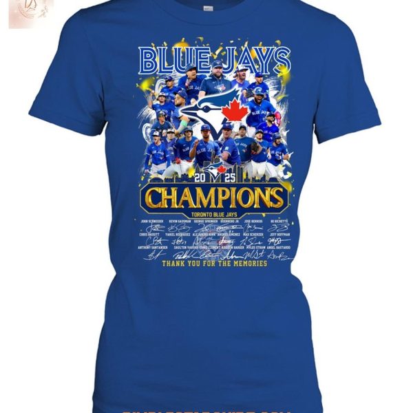 Toronto Blue Jays 2025 Champions T Shirt