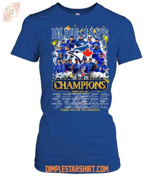 Toronto Blue Jays 2025 Champions T Shirt