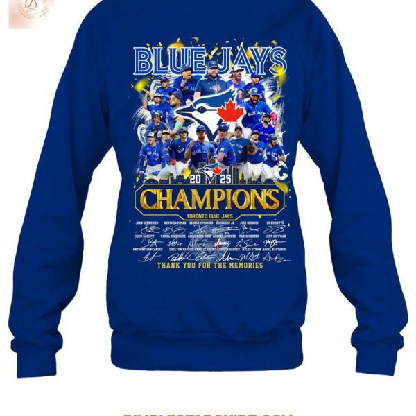 Toronto Blue Jays 2025 Champions T Shirt