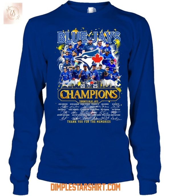 Toronto Blue Jays 2025 Champions T Shirt