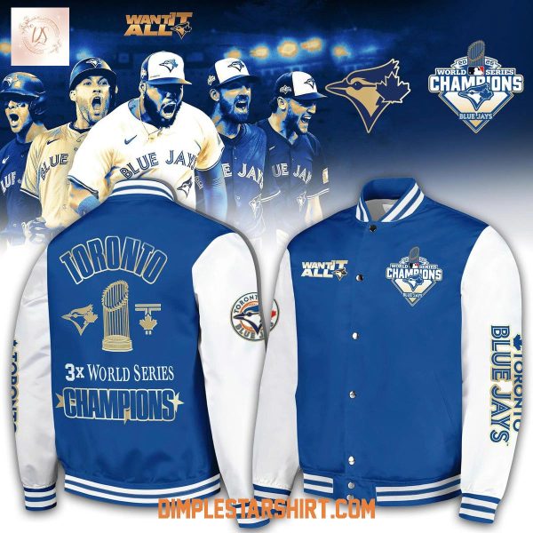 Toronto Blue Jays 2025 World Series Baseball Jacket