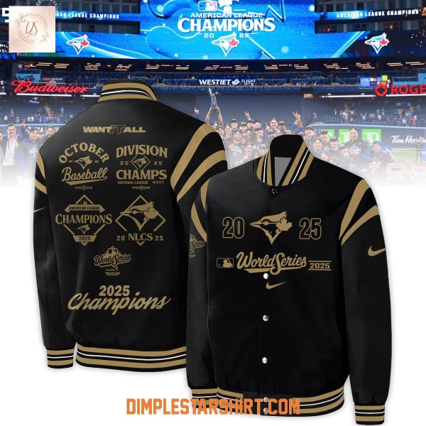 Toronto Blue Jays 2025 World Series Champions Baseball Jacket