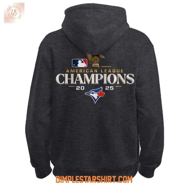 Toronto Blue Jays AL Champions 2025 Gray Hoodie Shirt
