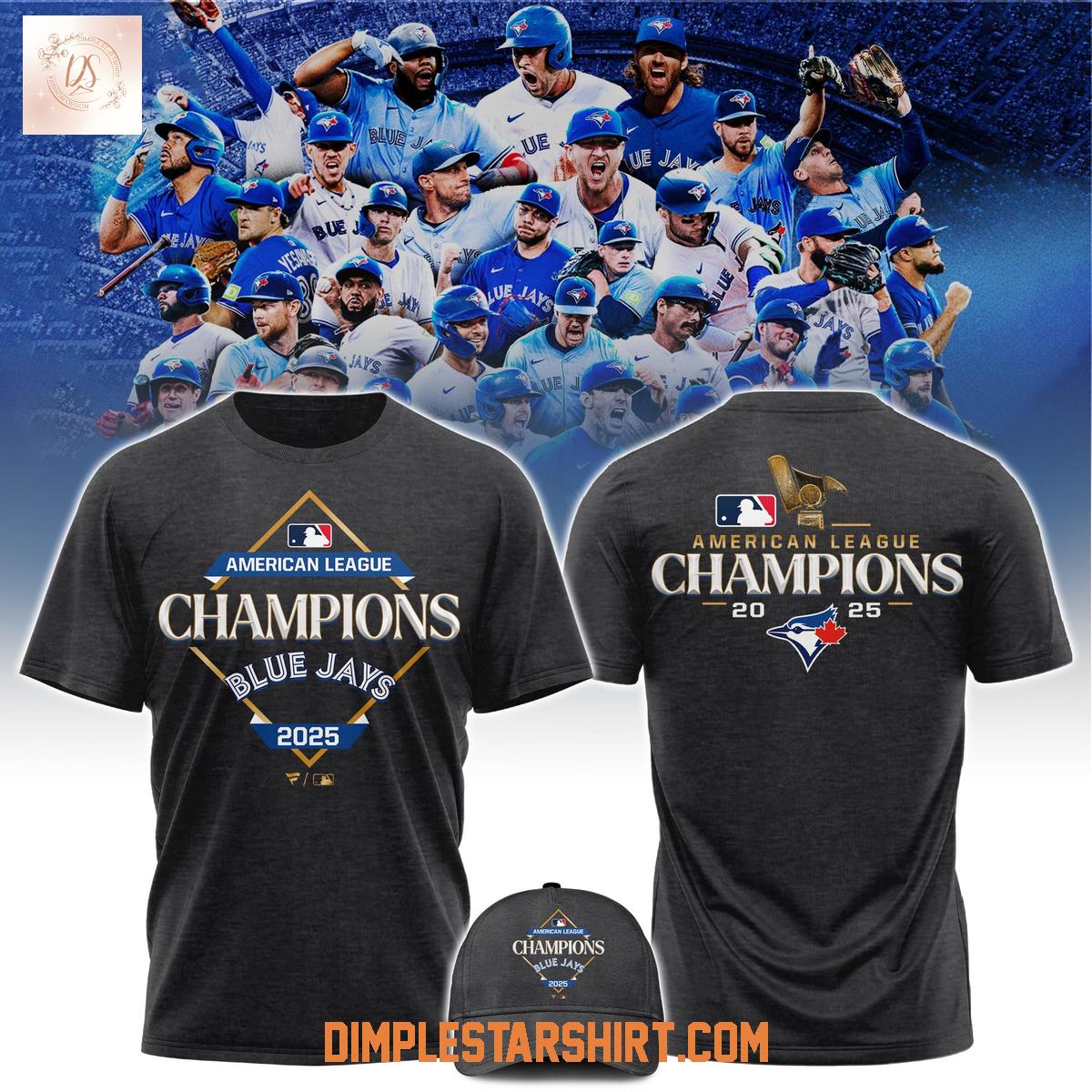 Toronto Blue Jays AL Champions 2025 Gray Hoodie Shirt Toronto Blue Jays AL Champions 2025 Gray Hoodie Shirt