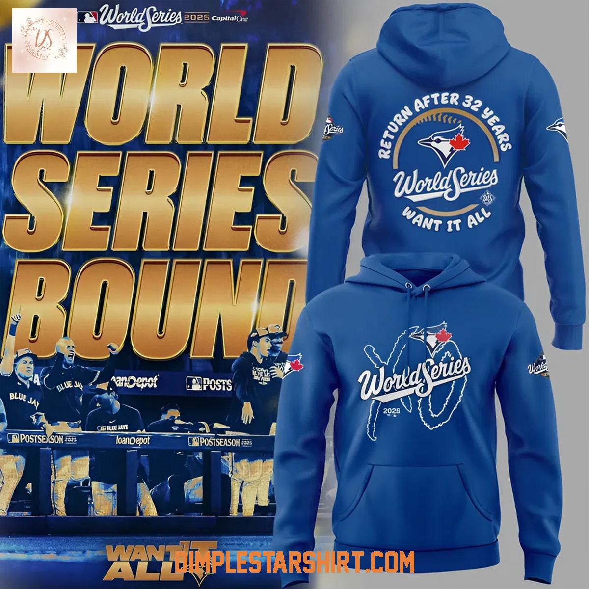 Toronto Blue Jays x The Weeknd World Series Return After 32 Years Hoodie Shirt Toronto Blue Jays x The Weeknd World Series Return After 32 Years Hoodie Shirt