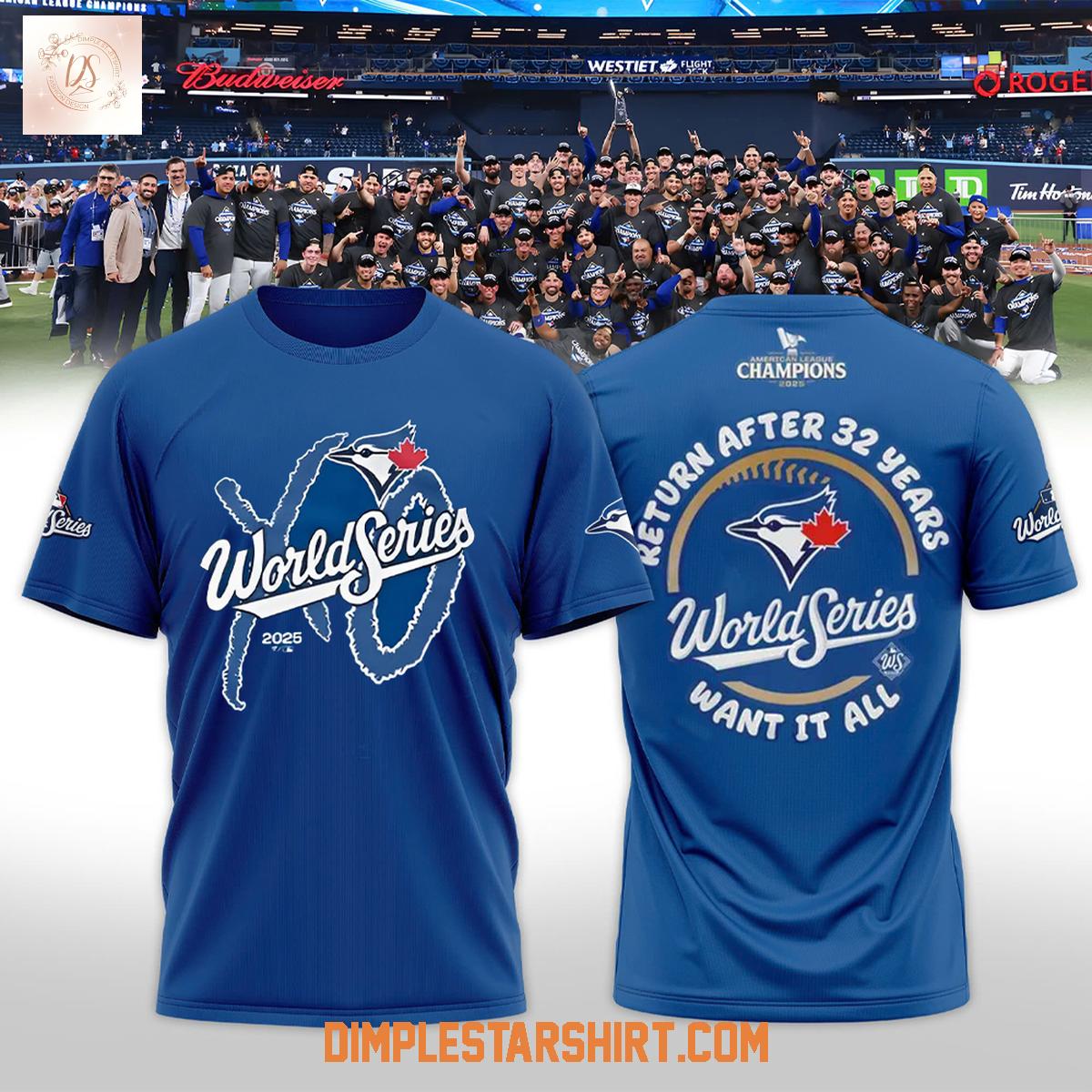 Toronto Blue Jays x The Weeknd World Series Return After 32 Years Hoodie Shirt Toronto Blue Jays x The Weeknd World Series Return After 32 Years Hoodie Shirt