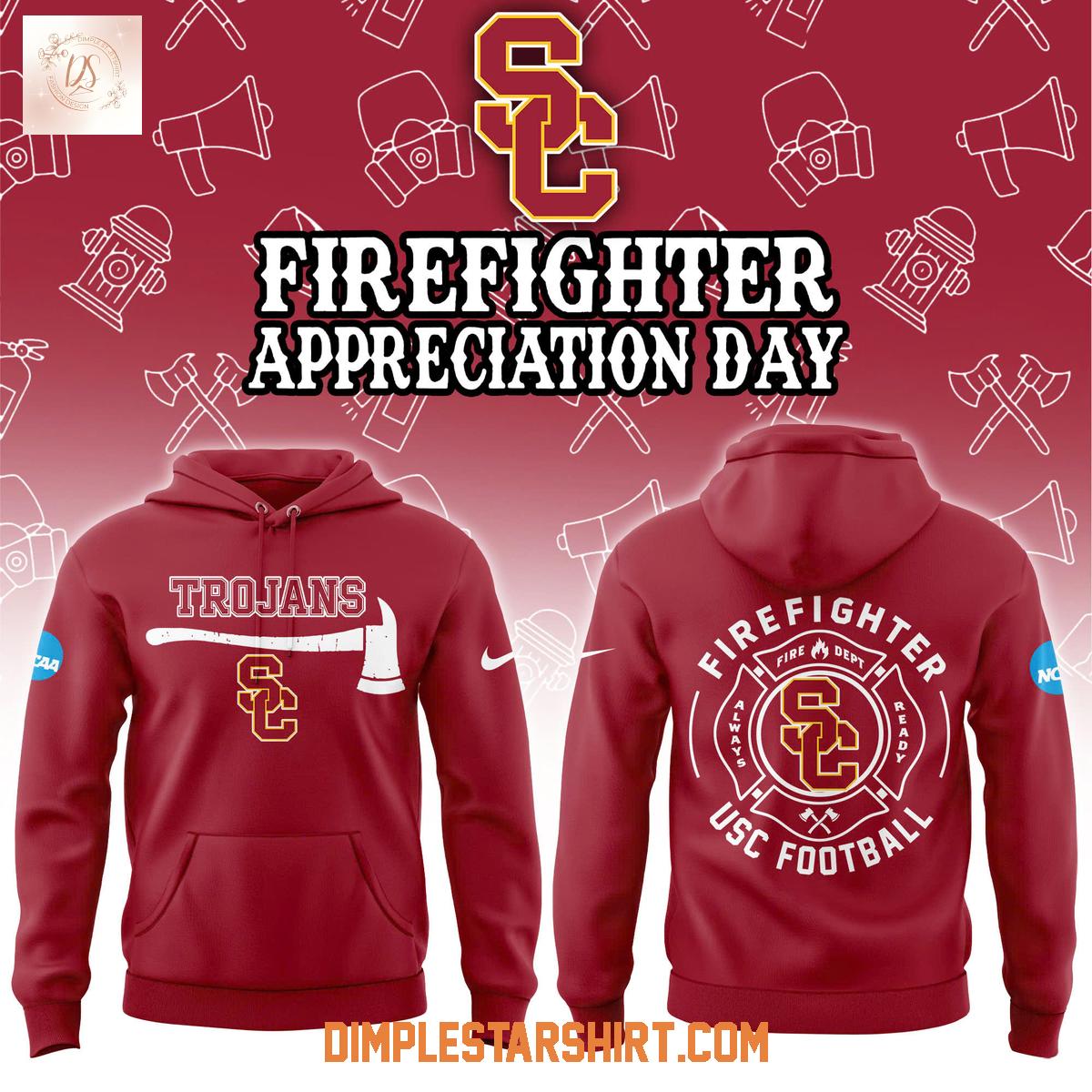 USC Trojans Firefighter Application Day 2025 Hoodie Shirt USC Trojans Firefighter Application Day 2025 Hoodie Shirt