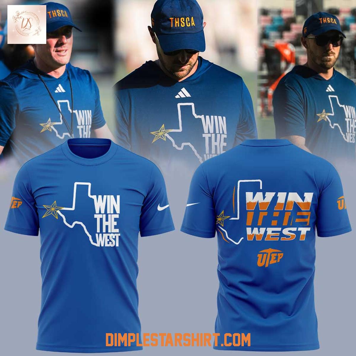 UTEP Miners Win The West Hoodie Shirt UTEP Miners Win The West Hoodie Shirt