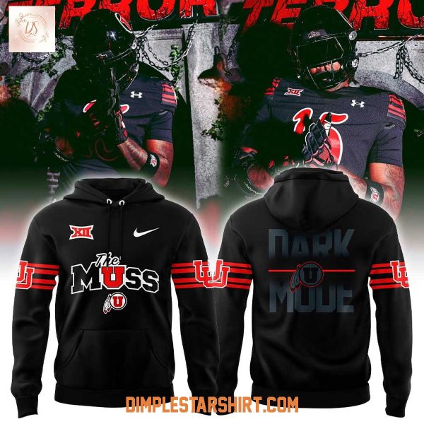 Utah Utes Dark Mode The Muss Hoodie Shirt