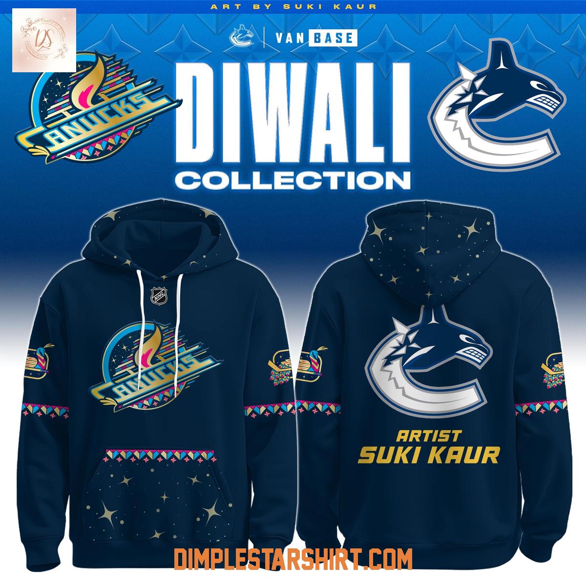 Vancouver Canucks Diwali Skate 2025 Hoodie Shirt Vancouver Canucks Diwali Skate 2025 Hoodie Shirt