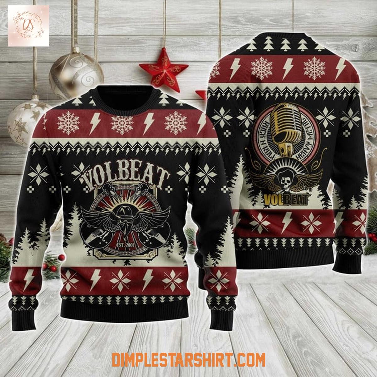 Volbeat Rock N' Roll Ugly Sweater Volbeat Rock N' Roll Ugly Sweater