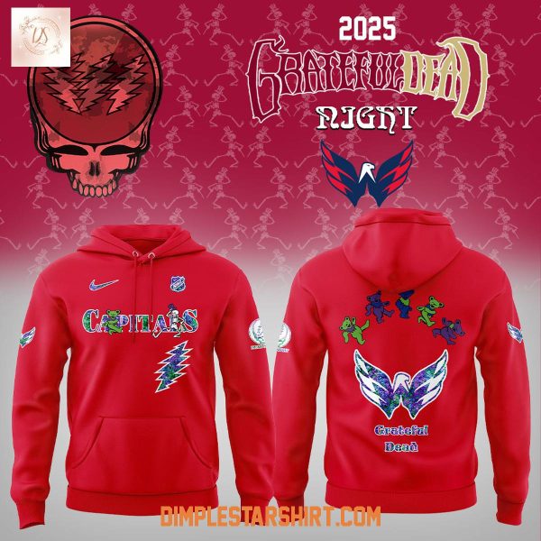 Washington Capitals Grateful Dead Night 2025 Hoodie Shirt