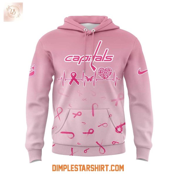 Washington Capitals Hockey Fight Cancer 2025 Hoodie Shirt