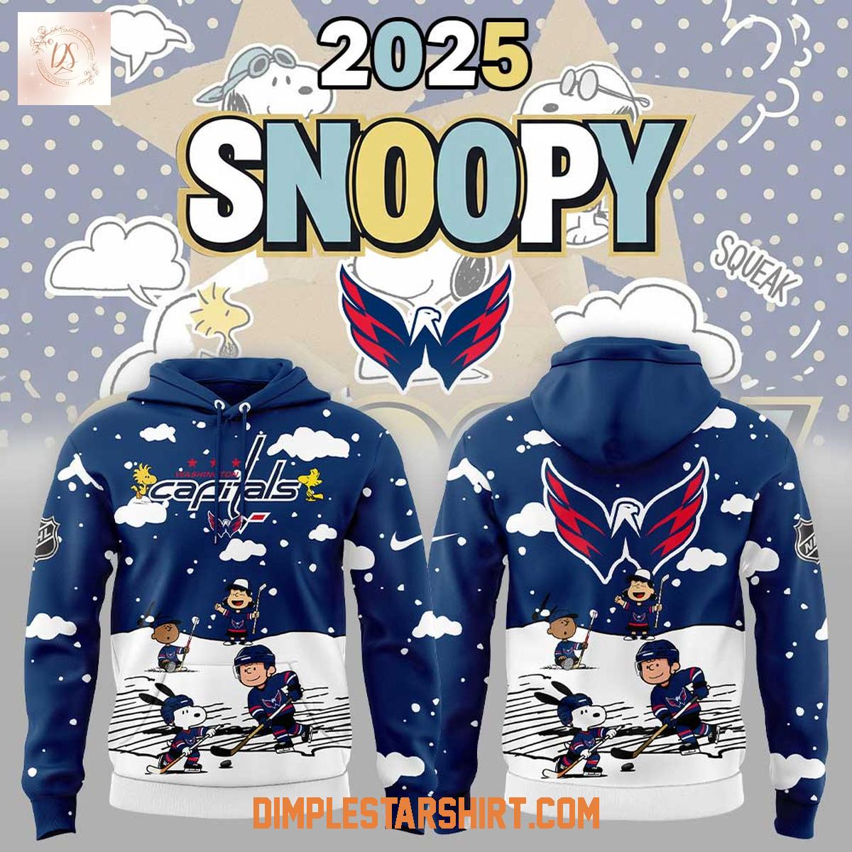 Washington Capitals Snoopy And Peanuts 2025 Hoodie Shirt Washington Capitals Snoopy And Peanuts 2025 Hoodie Shirt
