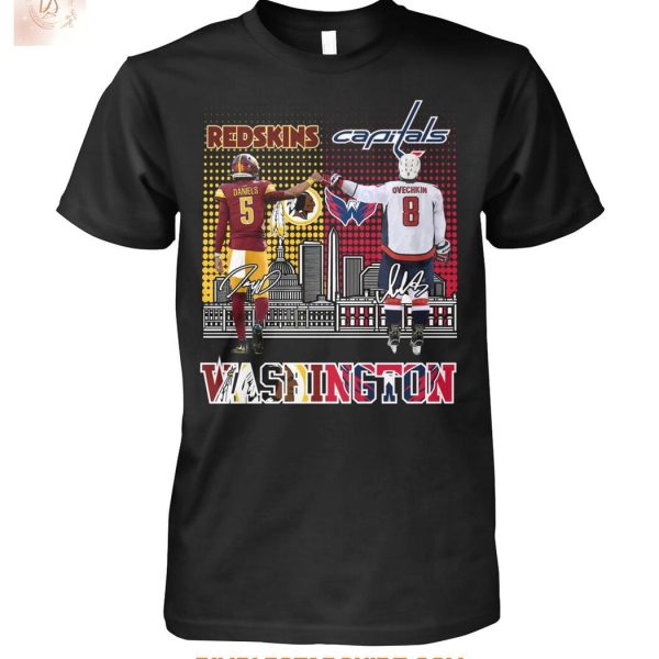 Washington Redskins And Capitals City Of Champions T Shirt