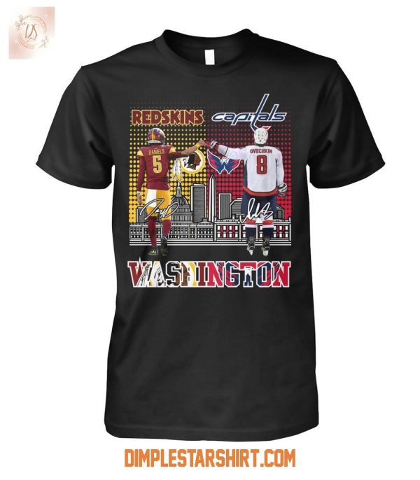 Washington Redskins And Capitals City Of Champions T Shirt