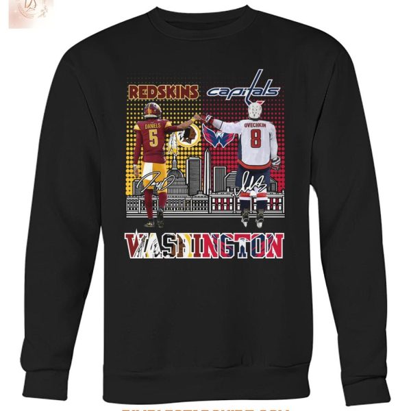 Washington Redskins And Capitals City Of Champions T Shirt