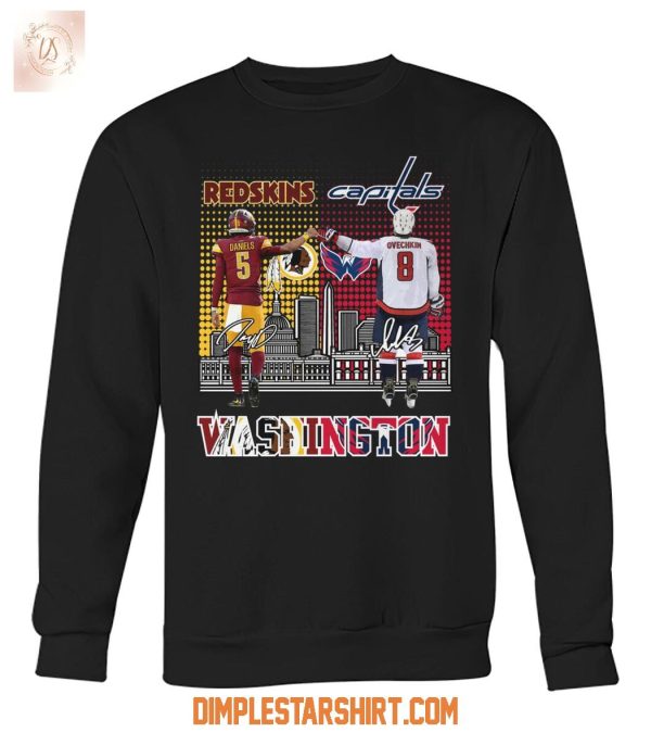 Washington Redskins And Capitals City Of Champions T Shirt