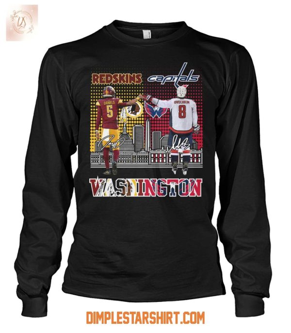 Washington Redskins And Capitals City Of Champions T Shirt