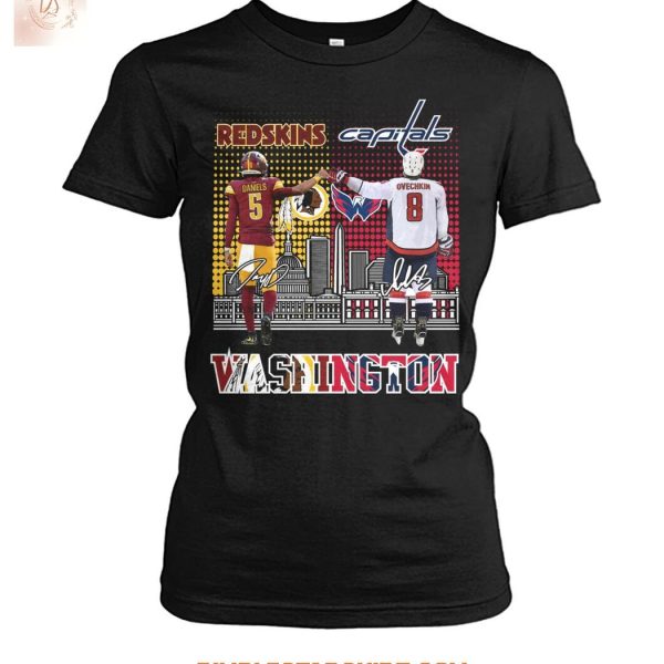 Washington Redskins And Capitals City Of Champions T Shirt