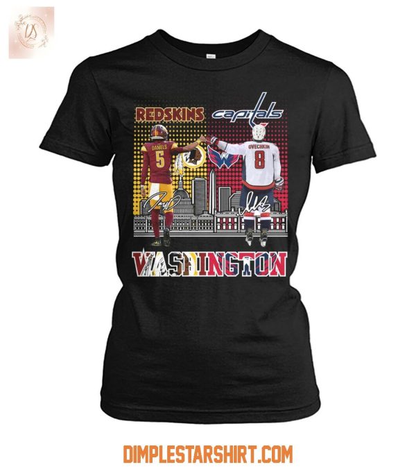 Washington Redskins And Capitals City Of Champions T Shirt