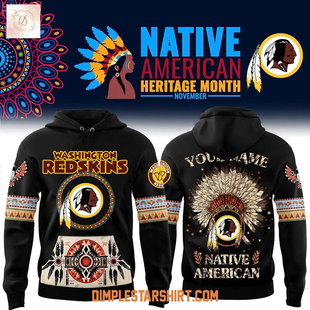 Washington Redskins Native American Heritage Month 2025 Hoodie Shirt Washington Redskins Native American Heritage Month 2025 Hoodie Shirt