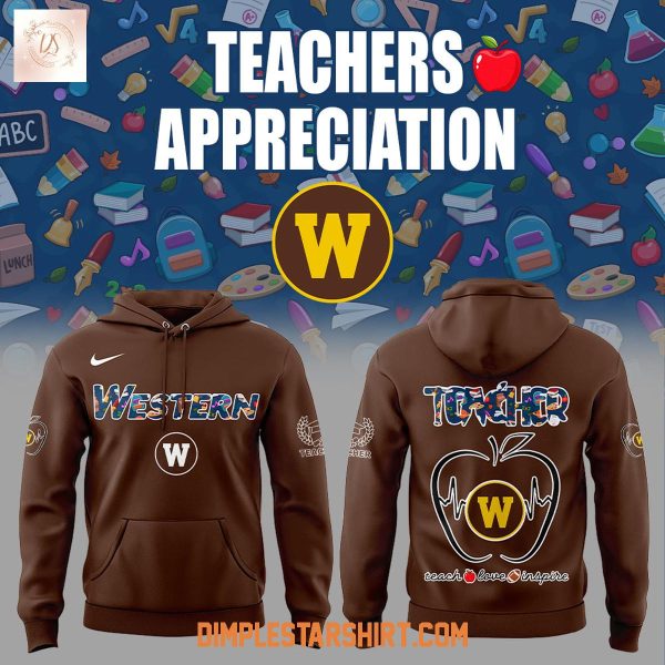 Western Michigan Broncos Teachers Appreciation 2025 Hoodie Shirt