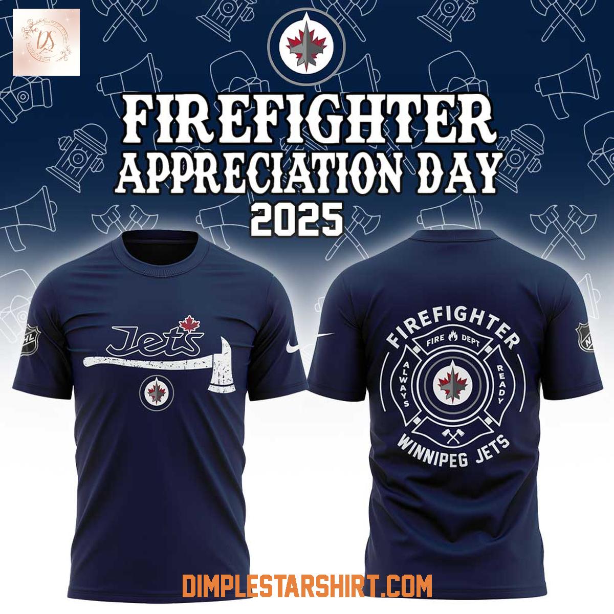 Winnipeg Jets Firefighter Application Day 2025 Hoodie Shirt Winnipeg Jets Firefighter Application Day 2025 Hoodie Shirt