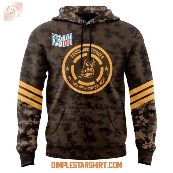 Adirondack Thunder Military Appreciation Night 2025 Hoodie Shirt