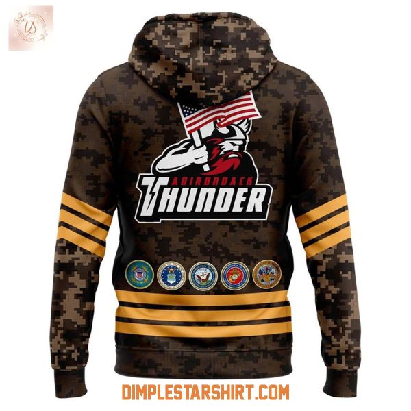 Adirondack Thunder Military Appreciation Night 2025 Hoodie Shirt