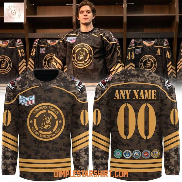 Adirondack Thunder Military Appreciation Night 2025 Jersey