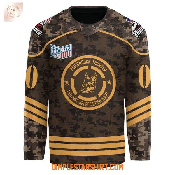 Adirondack Thunder Military Appreciation Night 2025 Jersey