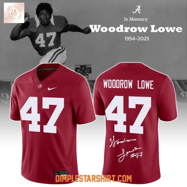 Alabama Crimson Tide x Woodrow Lowe Memories 2025 Football Jersey