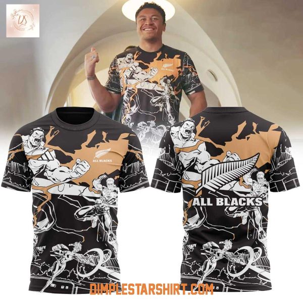 All Blacks Field Of Marvel Captains Hoodie Shirt