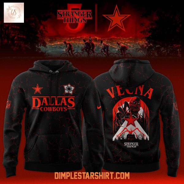 All Team NFL x Stranger Things 5 One Last Adventure Hoodie