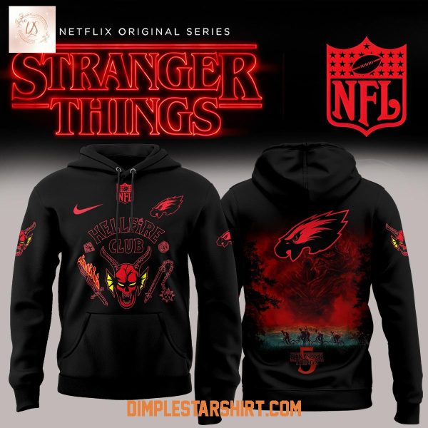All Team NFL x Stranger Things Hellfire Club Hoodie T Shirt