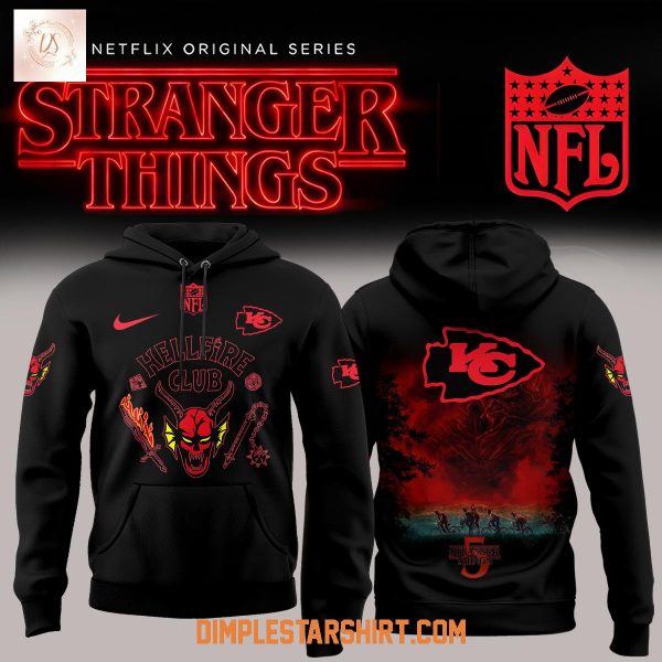 All Team NFL x Stranger Things Hellfire Club Hoodie T Shirt