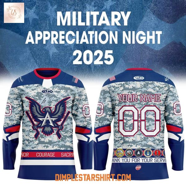 Allen Americans Military Appreciation Night 2025 Hockey Jersey