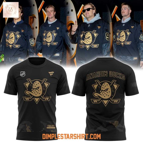 Anaheim Ducks Military Appreciation Night Unifrom Hoodie Shirt