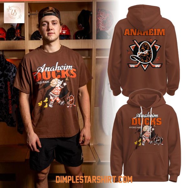 Anaheim Ducks Retro Streetwear Ryoko Rain Hoodie T-Shirt