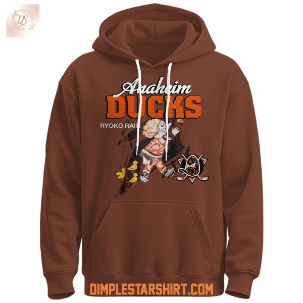 Anaheim Ducks Retro Streetwear Ryoko Rain Hoodie T Shirt