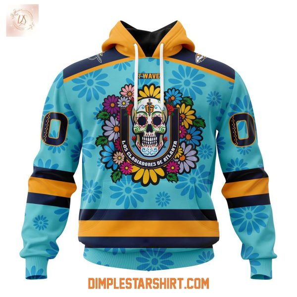 Atlanta Gladiators Dia De Muertos 2025 Hoodie Shirt