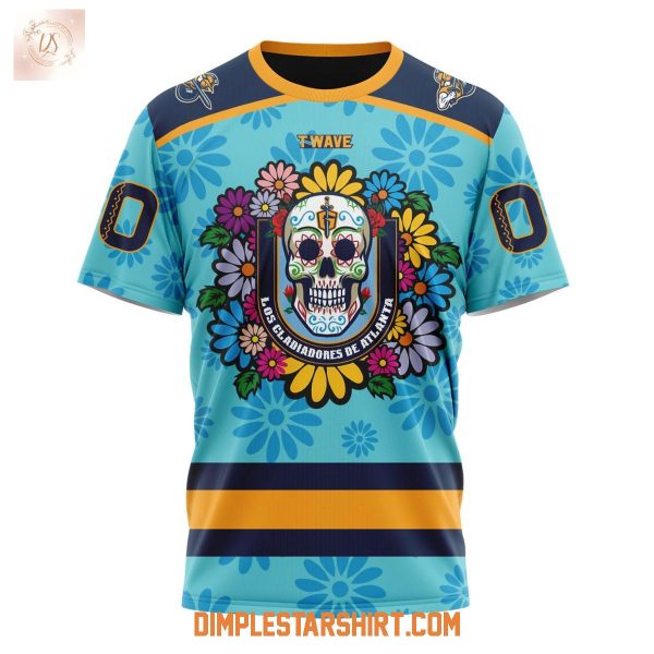 Atlanta Gladiators Dia De Muertos 2025 Hoodie Shirt